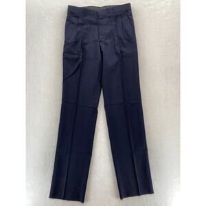Vintage McDonalds Work Pants Mens 34 Reg Navy Blue Wool Blend Fashionaire‎ 1989